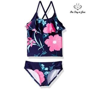 Kanu Surf Charlotte Flounce Tankini Swimsuit Size 6